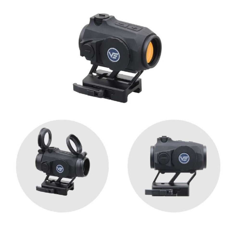 Vector Optics Maverick-IV 1x20 Mini Rubber Armored SOP Siyah Red Dot Nişangah