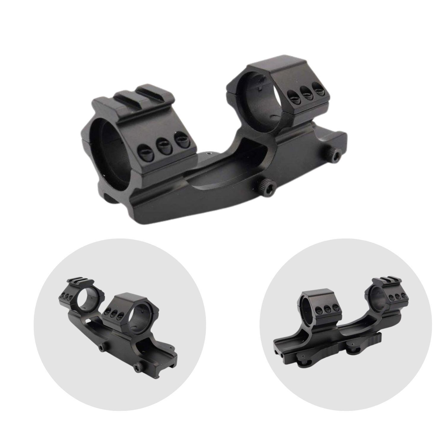 Vector Optics 30mm Tek Parça YÜKSEK Picatinny Dürbün Montaj Ayağı