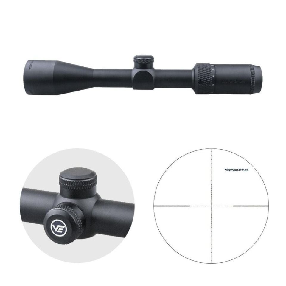 Vector Optics Matiz 3-9x40 MIL 1'' SFP Tüfek Dürbünü