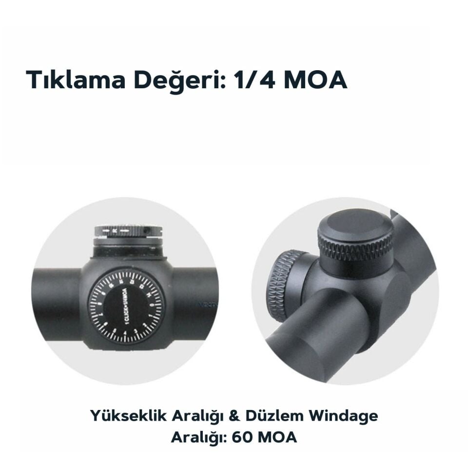 Vector Optics Matiz 2-7x32 MOA 1'' SFP Tüfek Dürbünü