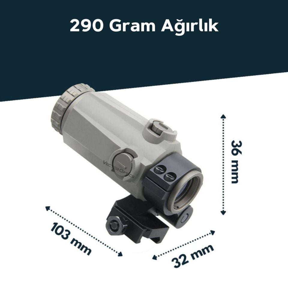 Vector Optics Maverick-III 3x22 Magnifier SOP YAKINLAŞTIRICI