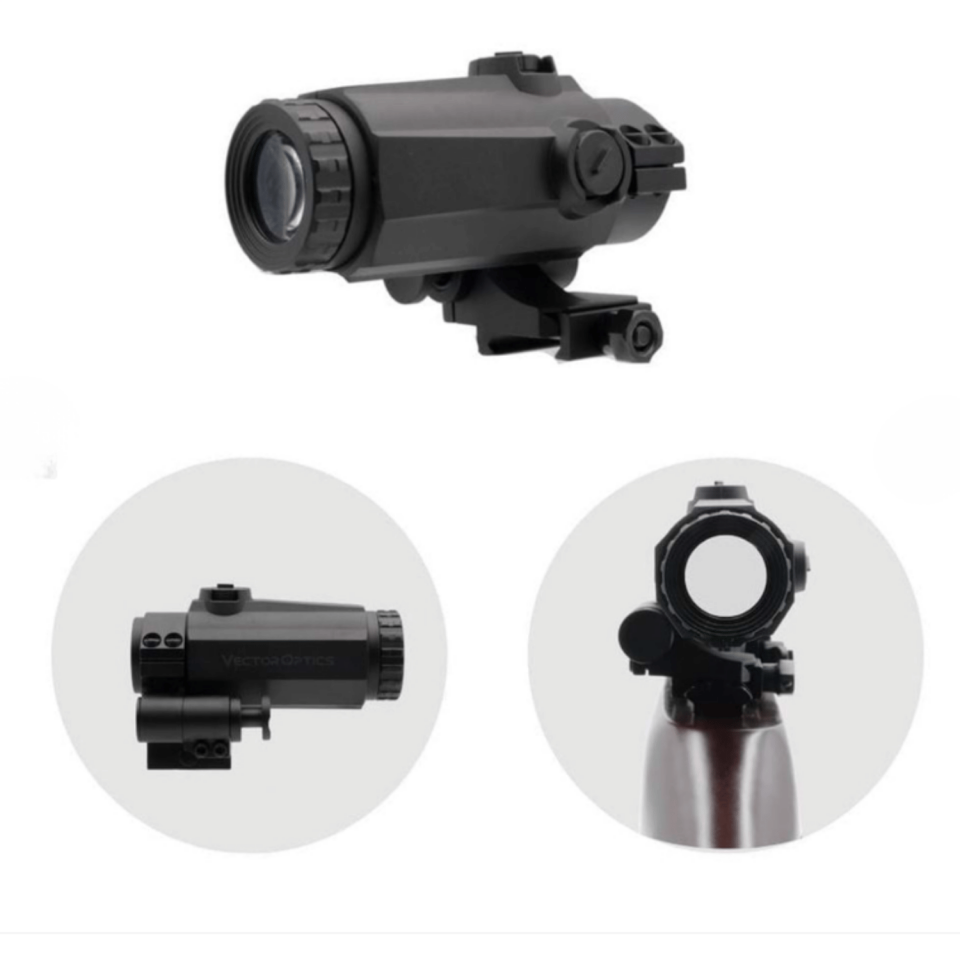 Vector Optics Maverick-III 3x22 Magnifier MIL YAKINLAŞTIRICI