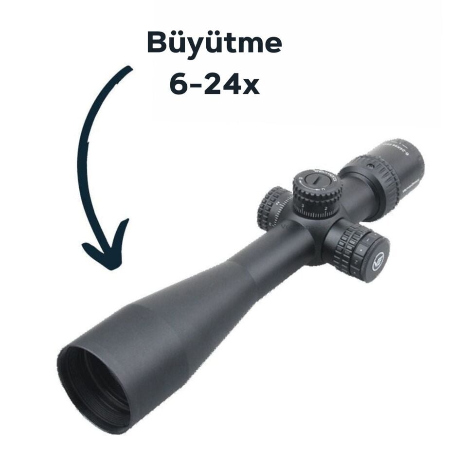 SCFF-37 // Vector Optics Veryon 6-24x44IR FFP Tüfek Dürbünü