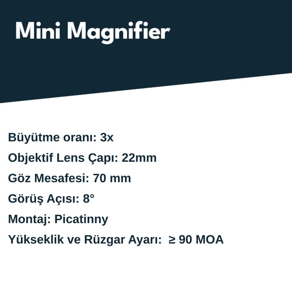 Vector Optics Combo Kit | Maverick Mini Red Dot Nişangah & 3x Magnifier & Entegre Tek Parça Montaj (VOGP-02)