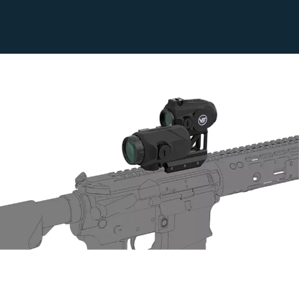 Vector Optics Combo Kit | Maverick Mini Red Dot Nişangah & 3x Magnifier & Entegre Tek Parça Montaj (VOGP-02)