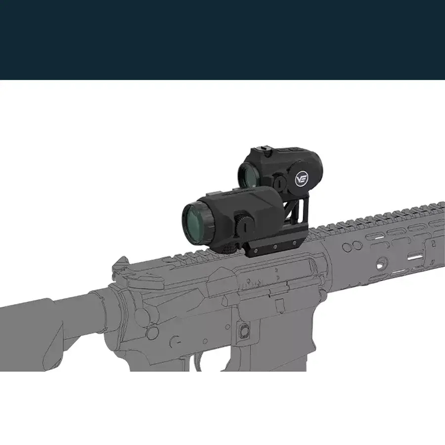 Vector Optics Combo Kit | Maverick Mini Red Dot Nişangah & 3x Magnifier & Entegre Tek Parça Montaj (VOGP-02)