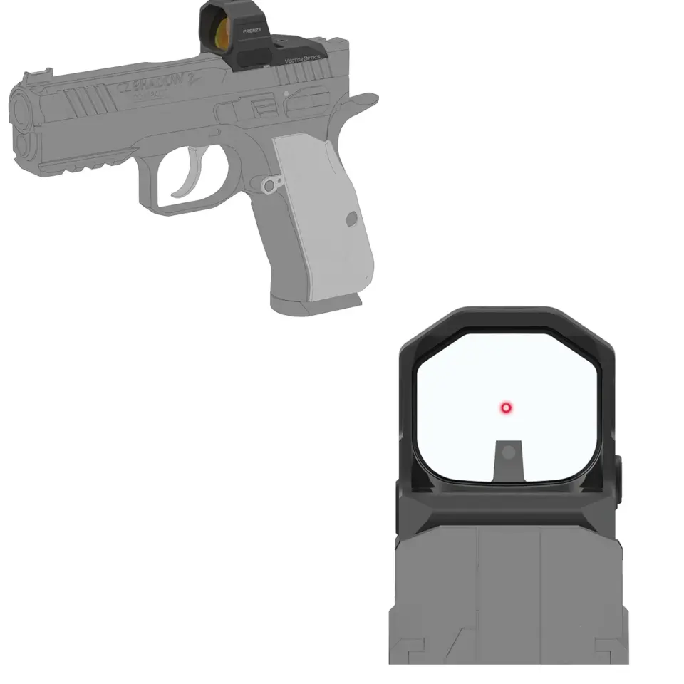 Vector Optics Frenzy FA 1x20x24 CZ® P-10 / Shadow 2 OR Red Dot Sight