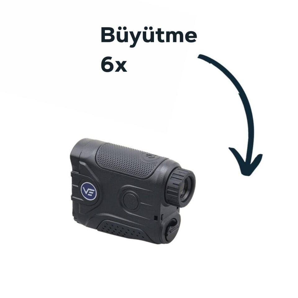 Vector Optics Paragon 6x21 Dijital Balistik Lazer Mesafe Ölçer 2000 Yard