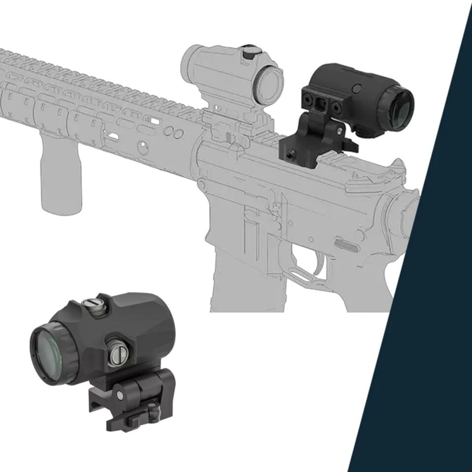 Vector Optics Paragon 3x22 Magnifier Mini Maverick-IV Rubber Armored SCMF-35