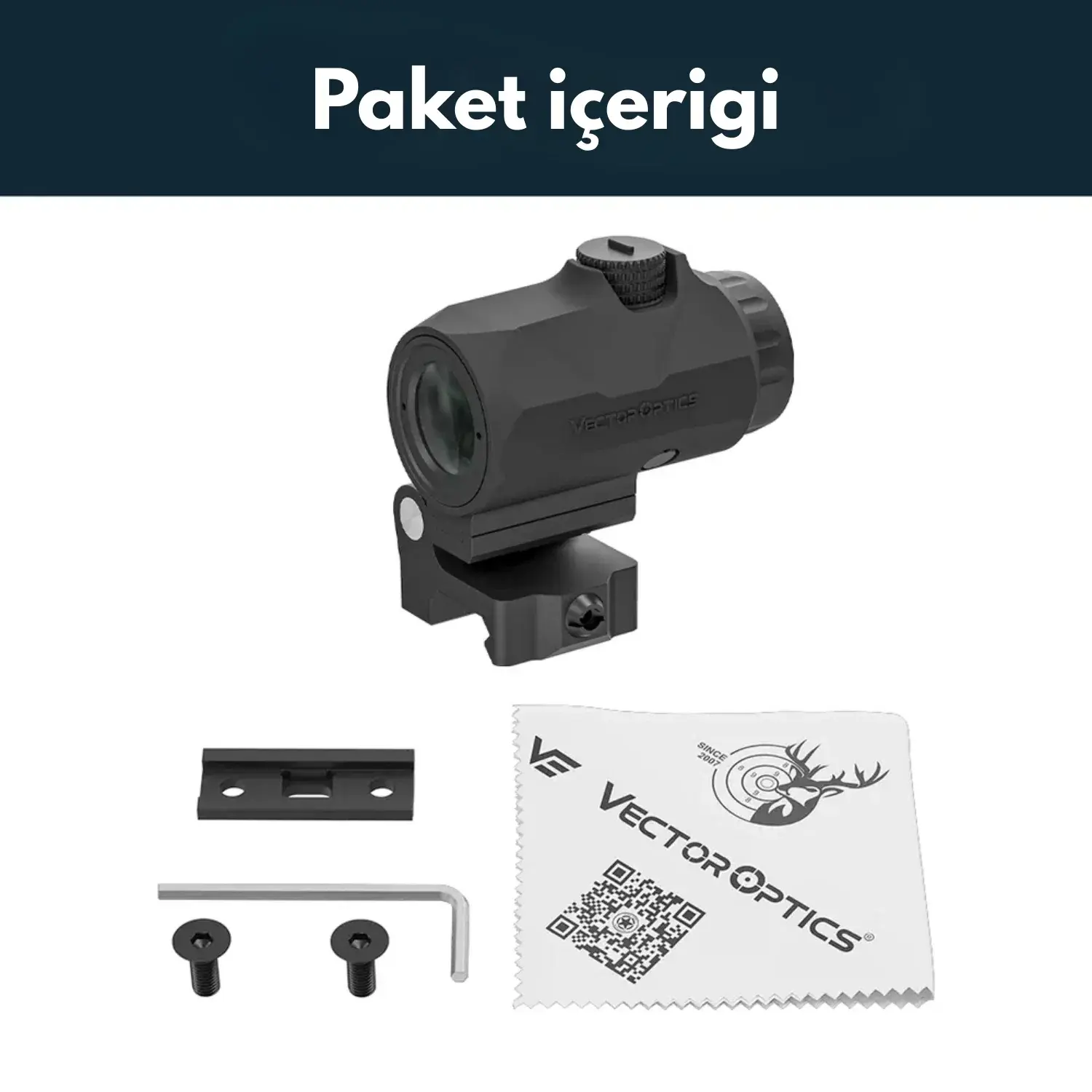 Vector Optics Paragon 3x22 Magnifier Mini Maverick-IV Rubber Armored SCMF-35