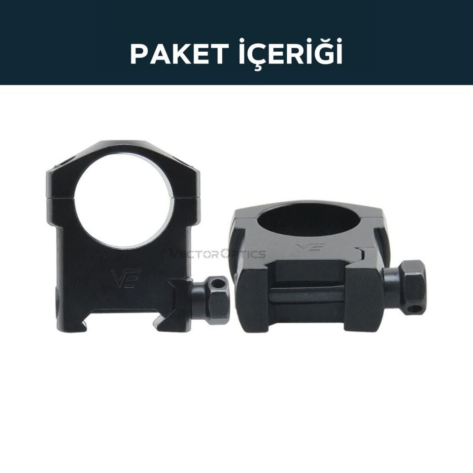 25.4mm 1'' Mark Yüksek Profil Dürbün Montaj Ayağı