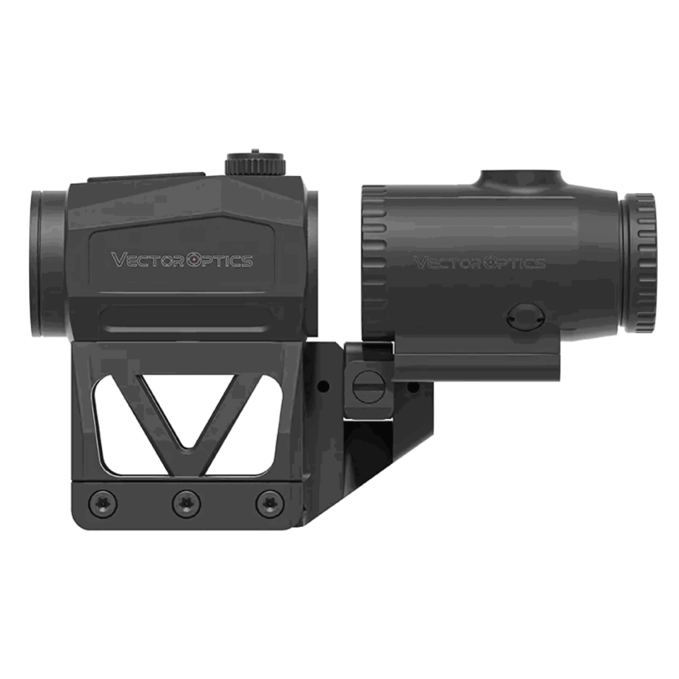 Vector Optics Scrapper 1x25 MRT Red Dot & Paragon 3x Magnifier  Entegre Tek Parça Picatinny Montaj SET