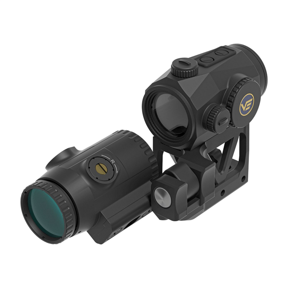 Vector Optics Scrapper 1x25 MRT Red Dot & Paragon 3x Magnifier  Entegre Tek Parça Picatinny Montaj SET