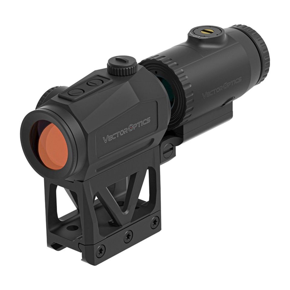 Vector Optics Scrapper 1x25 MRT Red Dot & Paragon 3x Magnifier  Entegre Tek Parça Picatinny Montaj SET