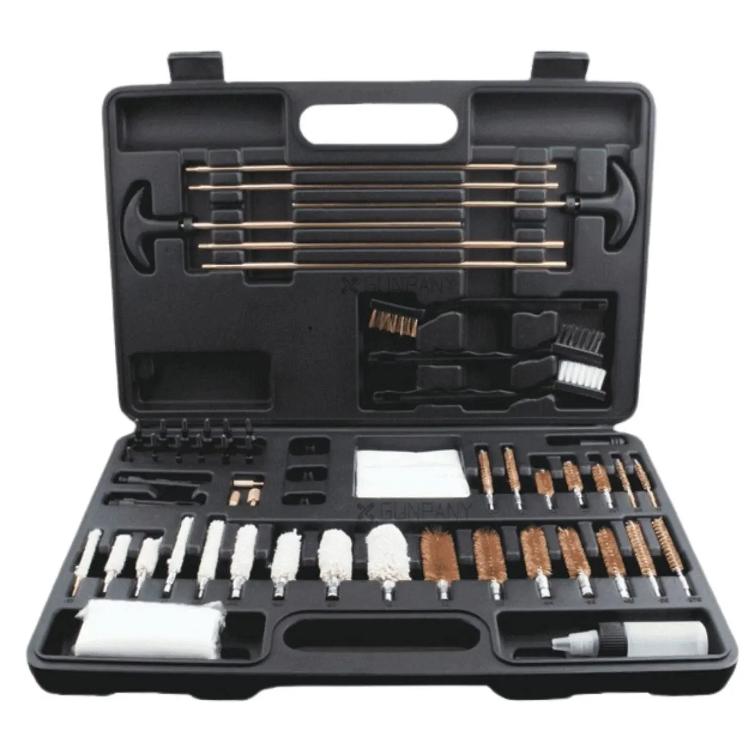 Vector GUNPANY 62 PARÇA SİLAH TEMİZLİK CANTA KUTU HARBİ SETİ / TÜM KALİBRELER İÇİN SCCK-20