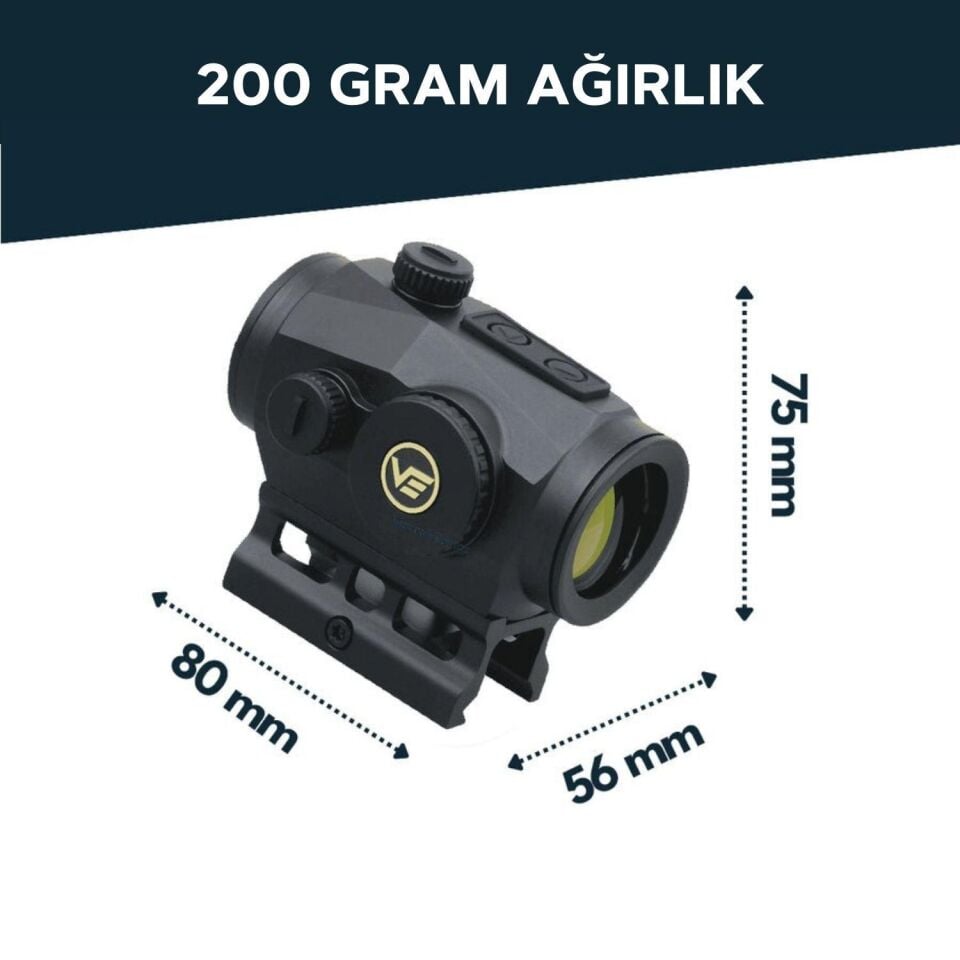 Vector Optics Scrapper Gen3 1x29 2MOA RD Red Dot Nişangah