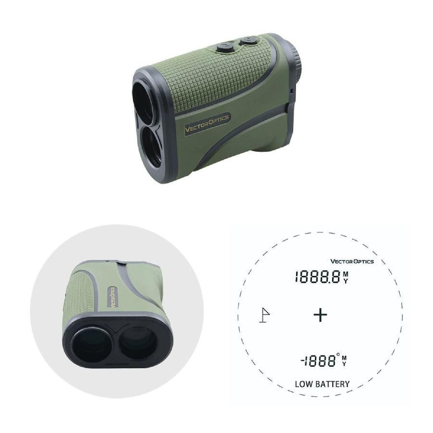 Vector Optics PARAGON 6X25 GEN2 1800M. MESAFE ÖLÇER Range Finder 2000yrds