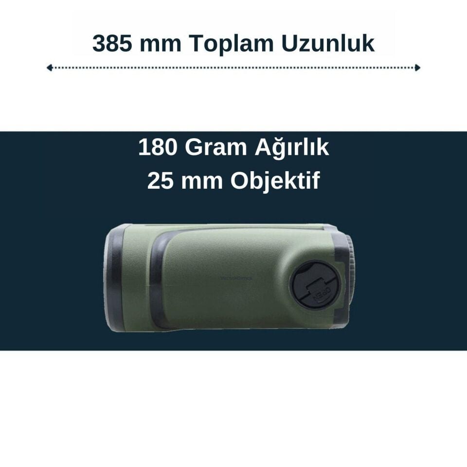 Vector Optics PARAGON 6X25 GEN2 1800M. MESAFE ÖLÇER Range Finder 2000yrds
