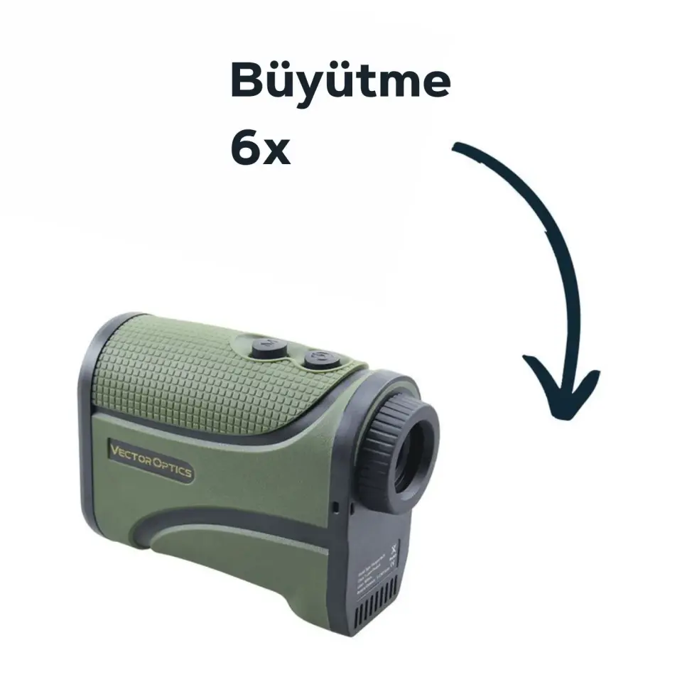 Vector Optics PARAGON 6X25 GEN2 1800M. MESAFE ÖLÇER Range Finder 2000yrds