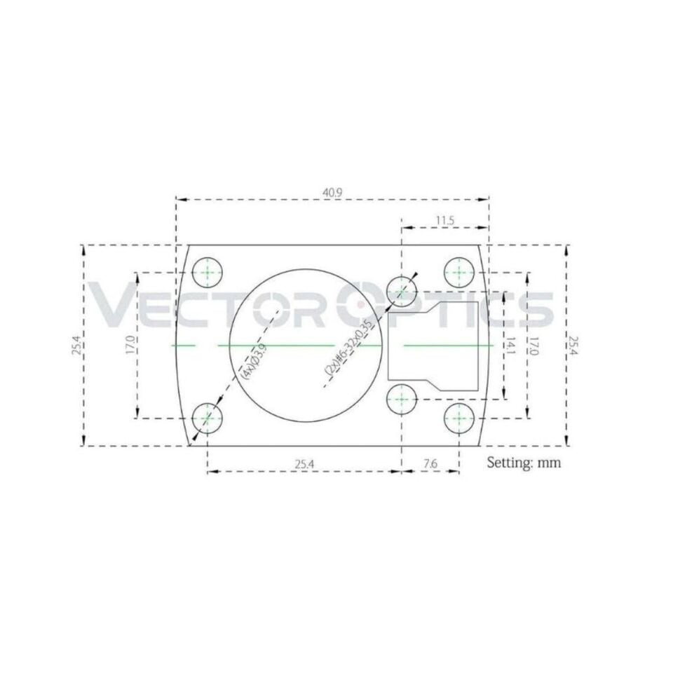 Vector Optics Frenzy-S 1x16x22 AUT RD 3MOA (MAG) Red Dot Nişangah
