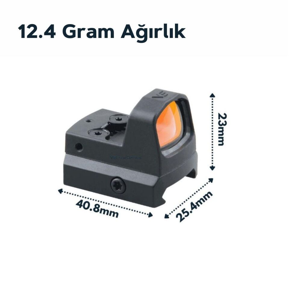 Vector Optics Frenzy-S 1x16x22 AUT RD 3MOA (MAG) Red Dot Nişangah