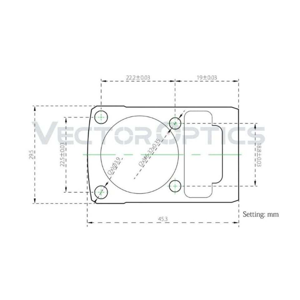 Vector Optics Frenzy-X 1x22x26 MOS RD 3MOA IP6 (MOJ) Red Dot Nişangah