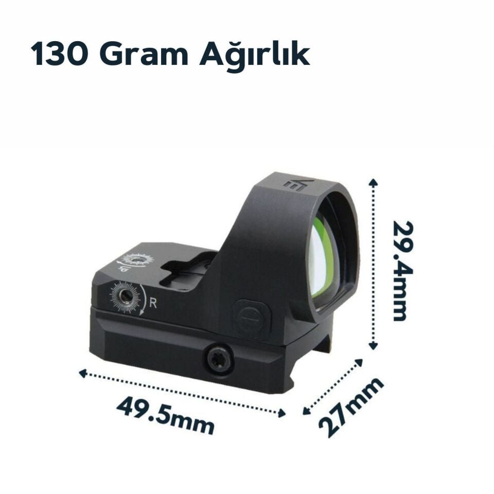 Vector Optics Frenzy-X 1x22x26 MOS RD 3MOA IP6 (MOJ) Red Dot Nişangah