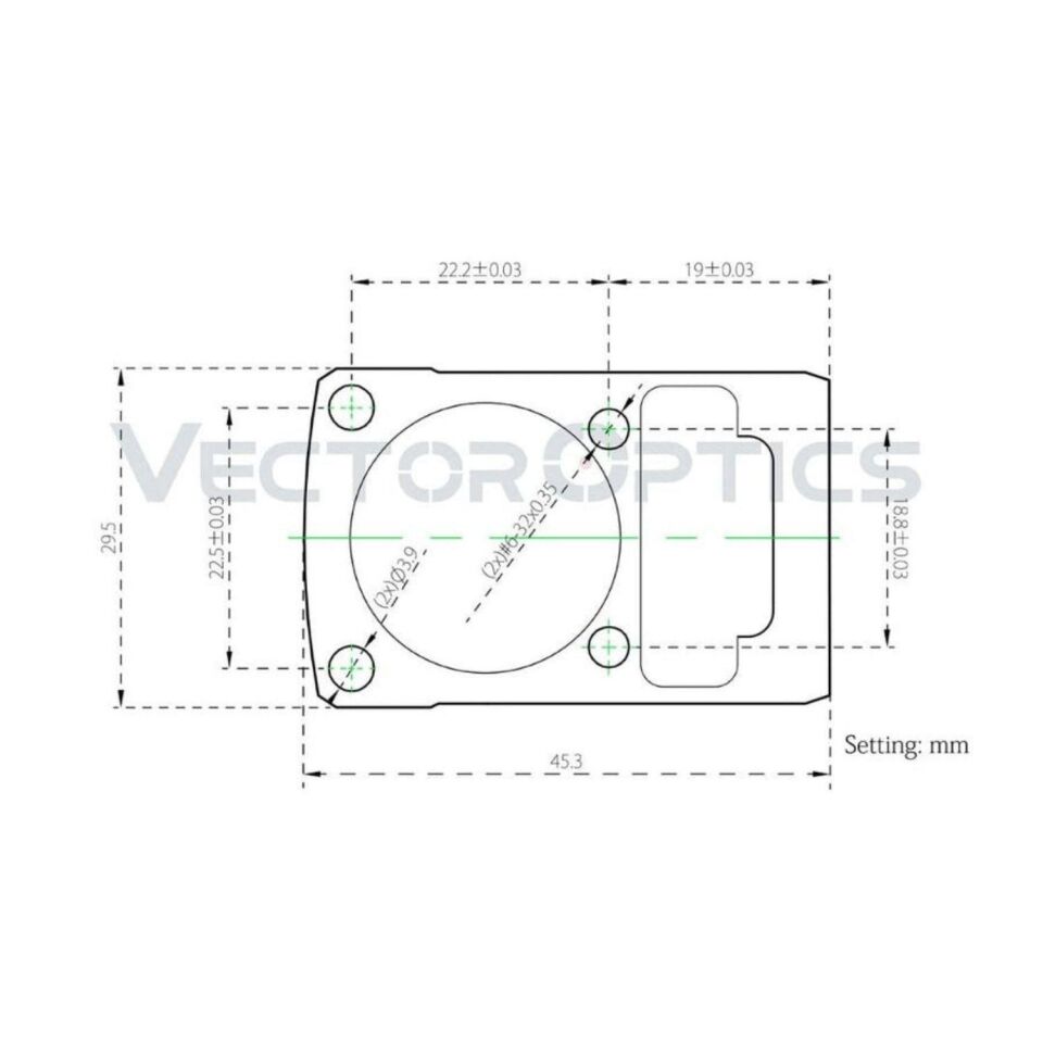 Vector Optics Frenzy-X 1x22x26 MOS 3MOA Auto ON/OFF Red Dot Nişangah RMR Ayak SCRD-36