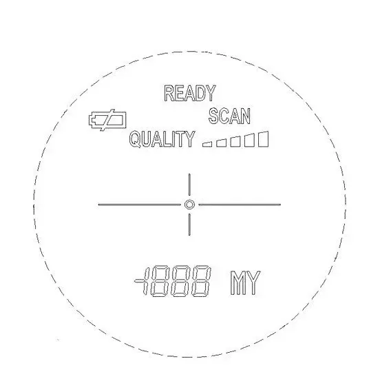 600METRE Range Finder 6x25, Mesafe Ölçer, Telemetre