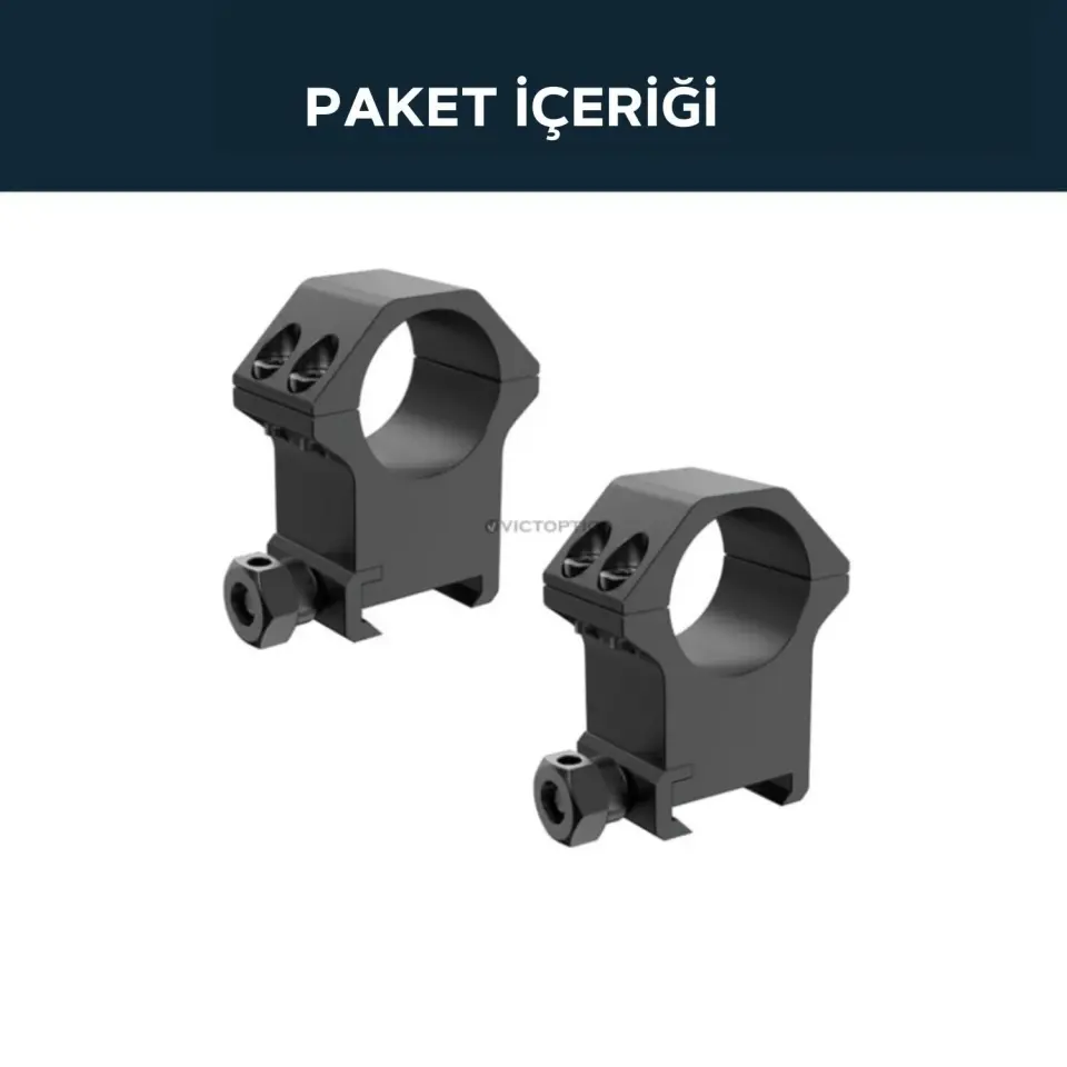 Victoptics 30mm Yüksek Profil Montaj Halkaları - VIMW-13