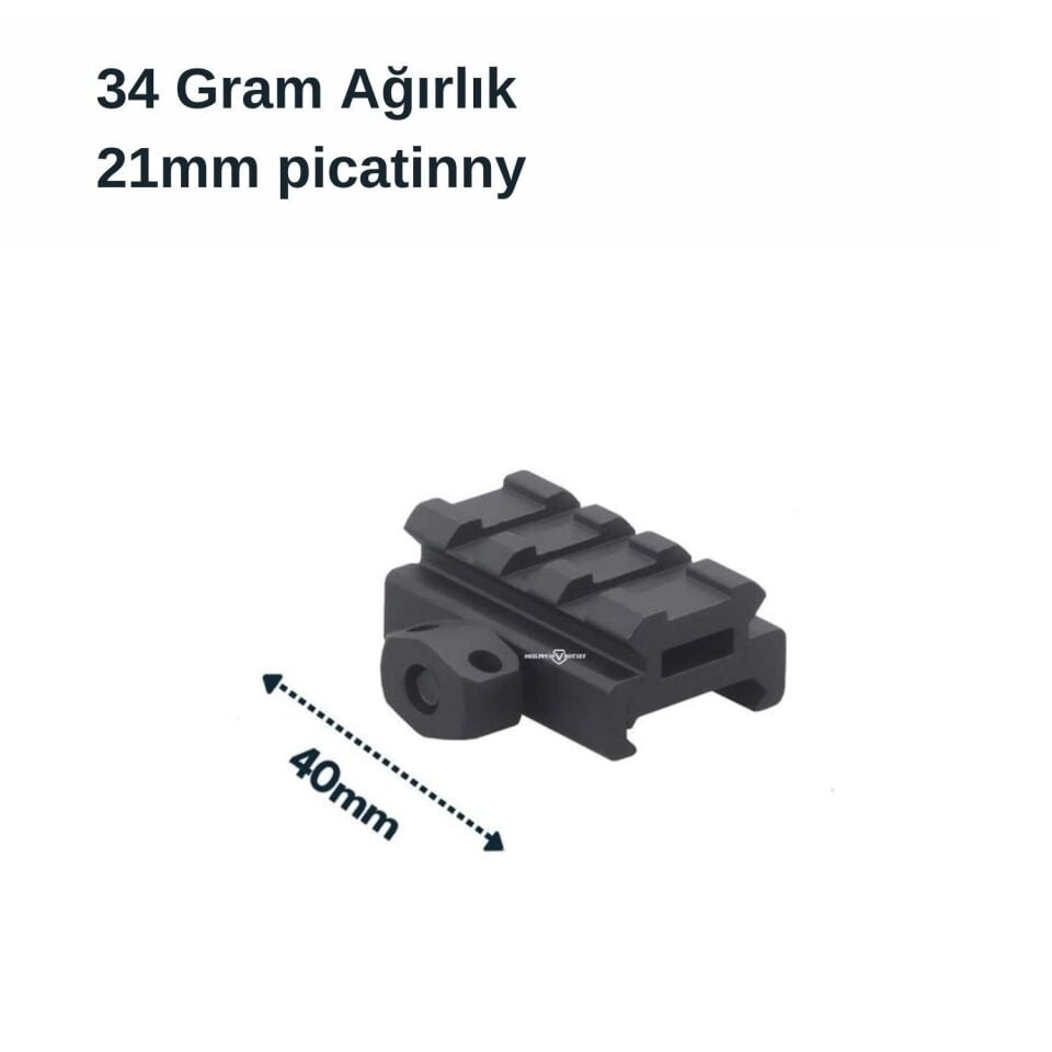 Pikatini Ray Yükseltici Montaj Hamili - Alçak - SCRA-58