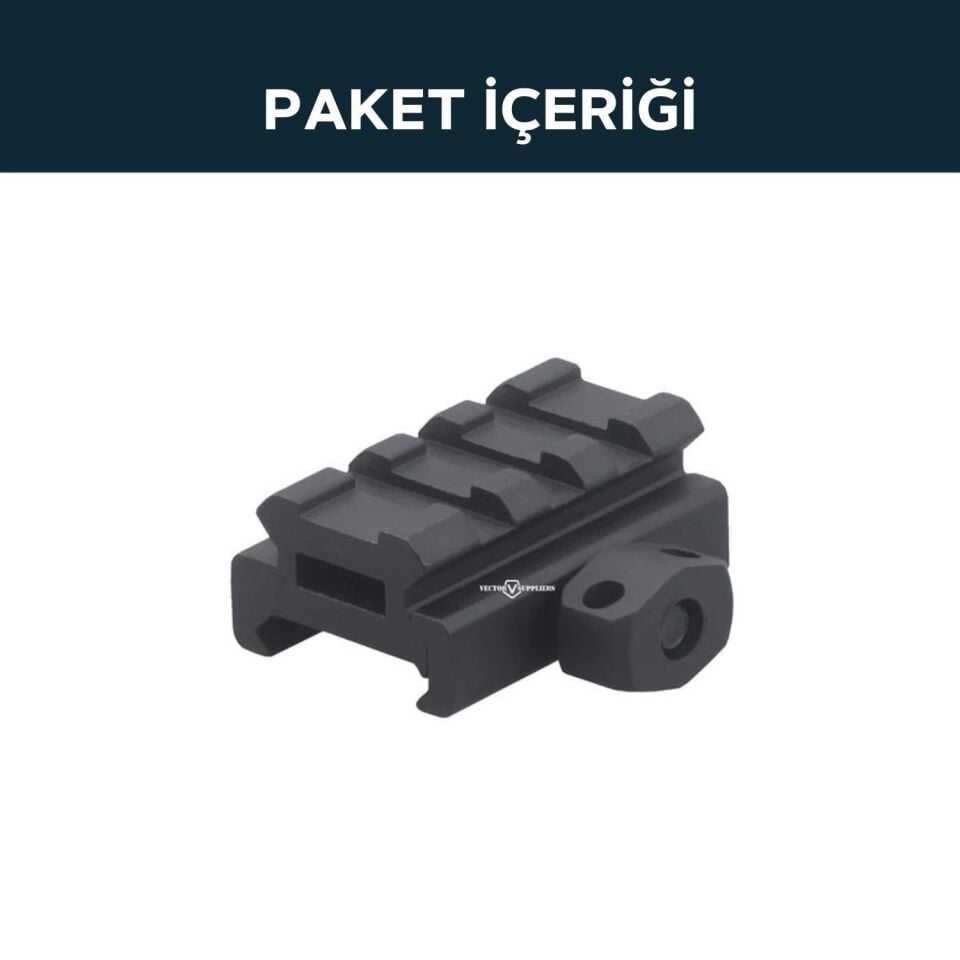 Pikatini Ray Yükseltici Montaj Hamili - Alçak - SCRA-58