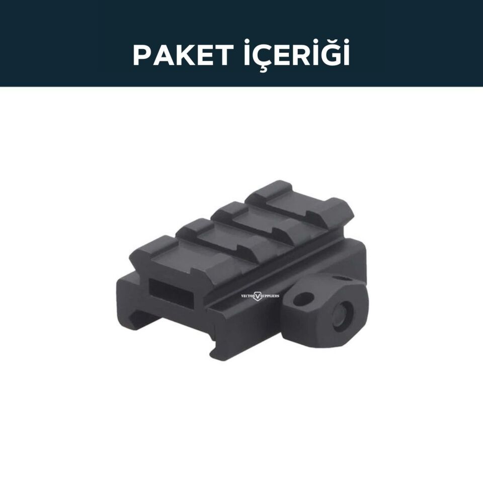 Pikatini Ray Yükseltici Montaj Hamili - Alçak - SCRA-58