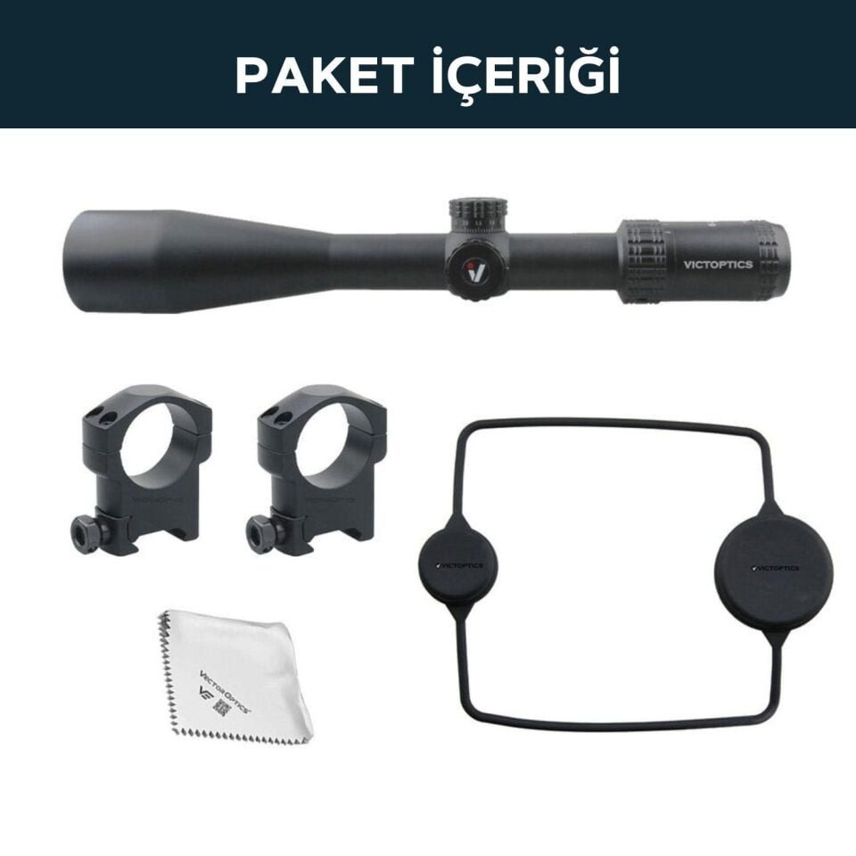 Victoptics Paralaks Teker S4 6-24x50 SFP Tüfek Dürbünü - OPSL17