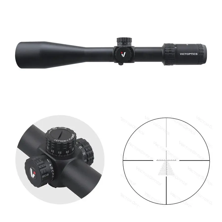 Victoptics S4 6-24X50 FFP Parallax Tekerli Tüfek Dürbünü OPFF-02
