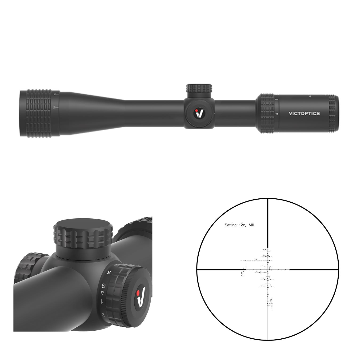 Victoptics SOI 4-12X40AO Havalı Tüfek Dürbünü VIOC-06