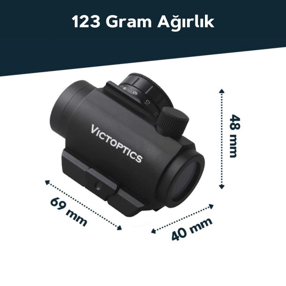Victoptics CRL 1x22 Red Dot Nişangah - RDSL17