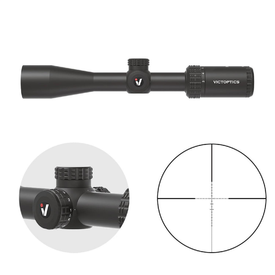 Victoptics SOI 3-9x40 Tüfek dürbünü 25.4mm Tüp IR Aydınlatmalı 1/10MIL