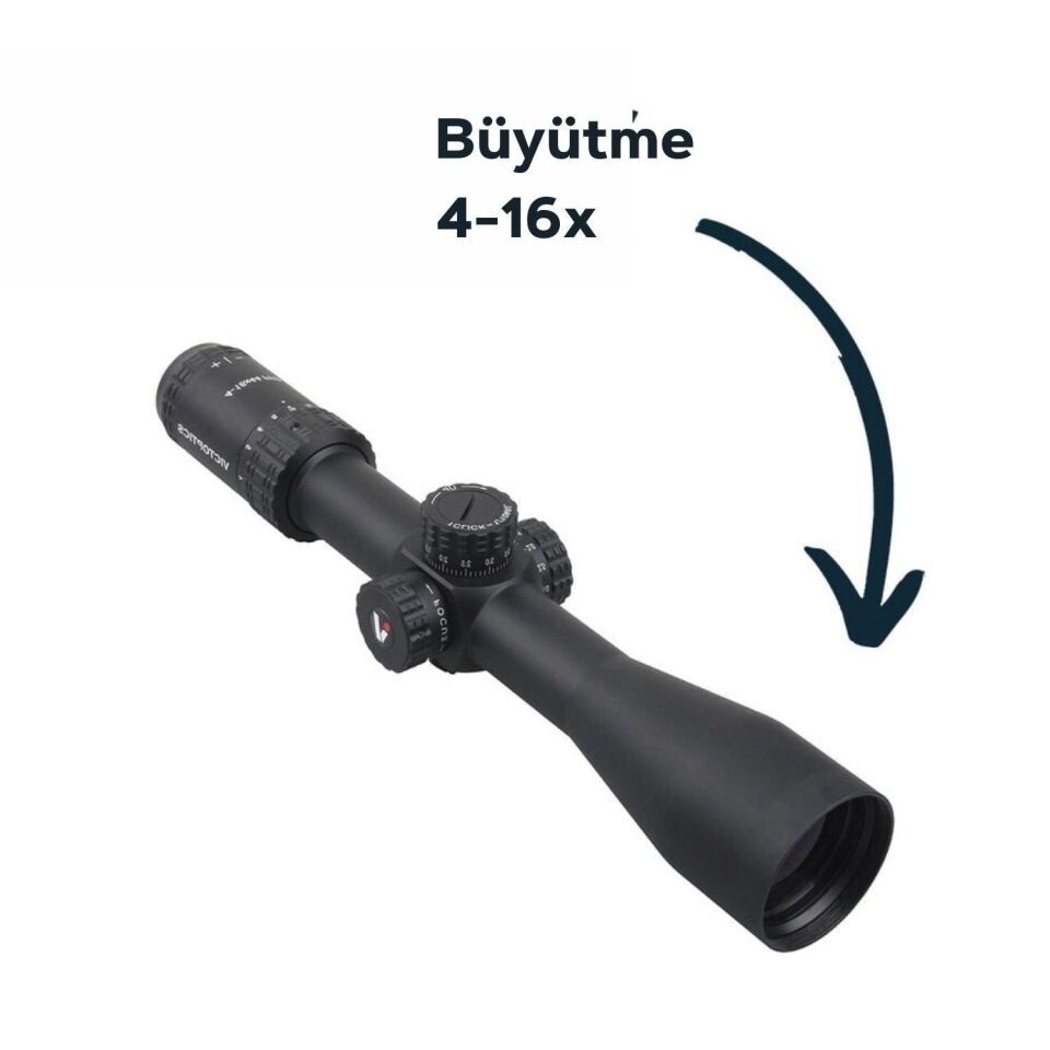 Victoptics S4 4-16X44 FFP Tüfek Dürbünü OPFF-01