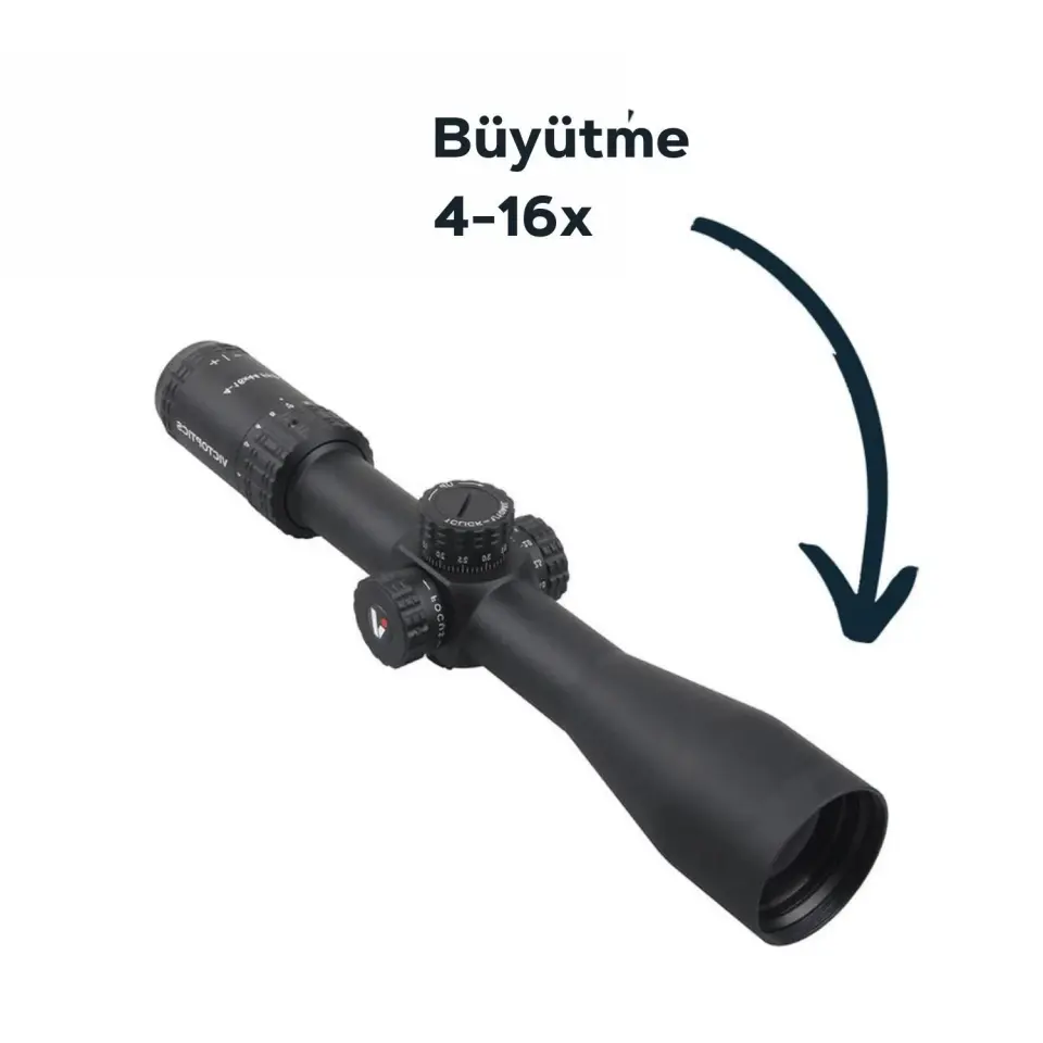 Victoptics S4 4-16X44 FFP Tüfek Dürbünü OPFF-01