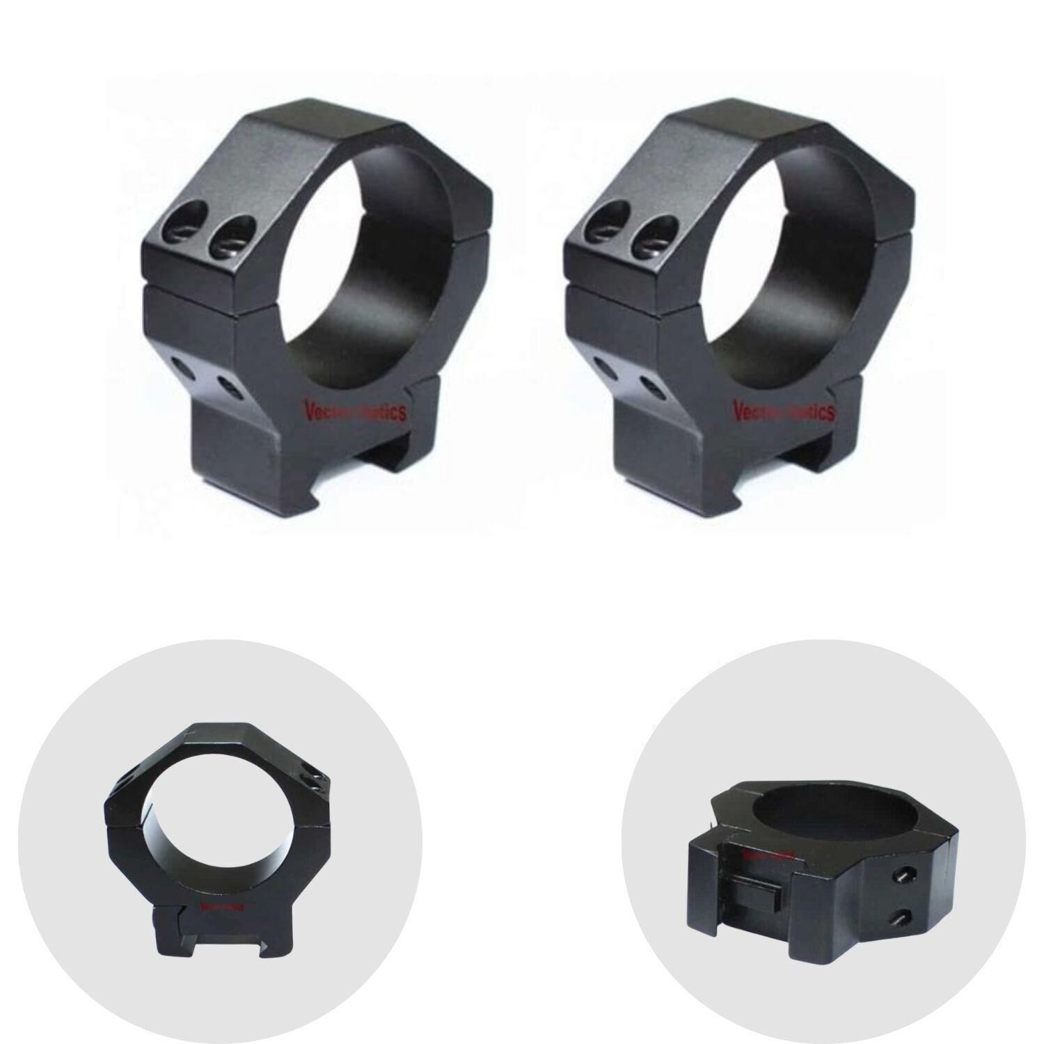 Vector Optics 34mm dürbün için Picatinny Ray Ayağı - Alçak - SCTM-23B