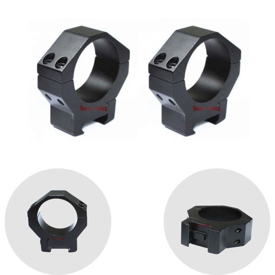 Vector Optics 34mm dürbün için Picatinny Ray Ayağı - Alçak - SCTM-23B