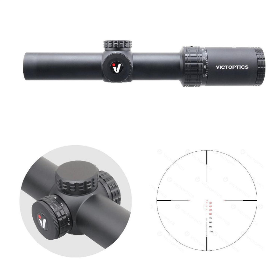 VictOptics SCB 2-5x24IR CROSSB Tüfek Dürbünü - OPSL30