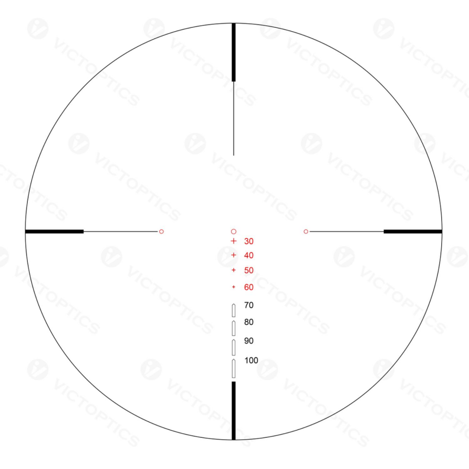 VictOptics SCB 2-5x24IR CROSSB Tüfek Dürbünü - OPSL30