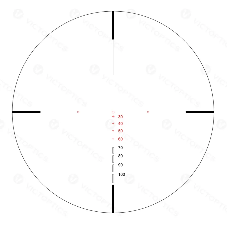 VictOptics SCB 2-5x24IR CROSSB Tüfek Dürbünü - OPSL30
