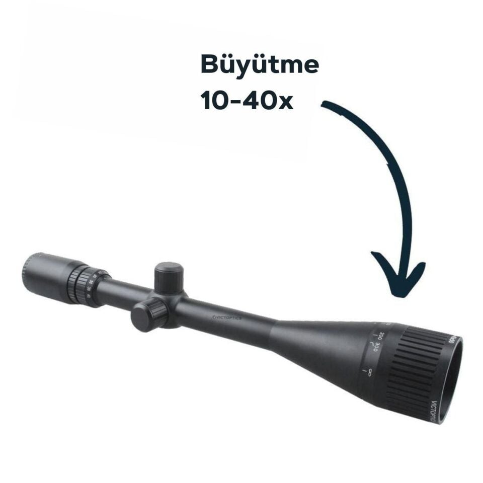 Victoptics C4 10-40x50 SFP Tüfek Dürbünü - OPSL24