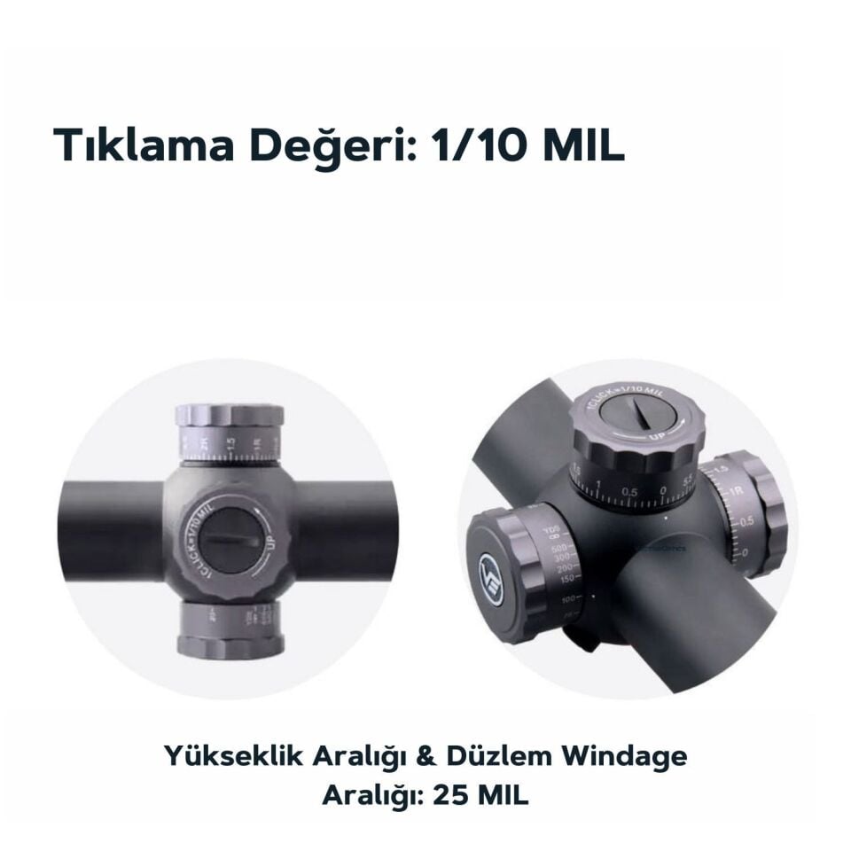 Vector Optics MARKSMAN 4-16x44 FFP Tüfek Dürbünü SCFF-25