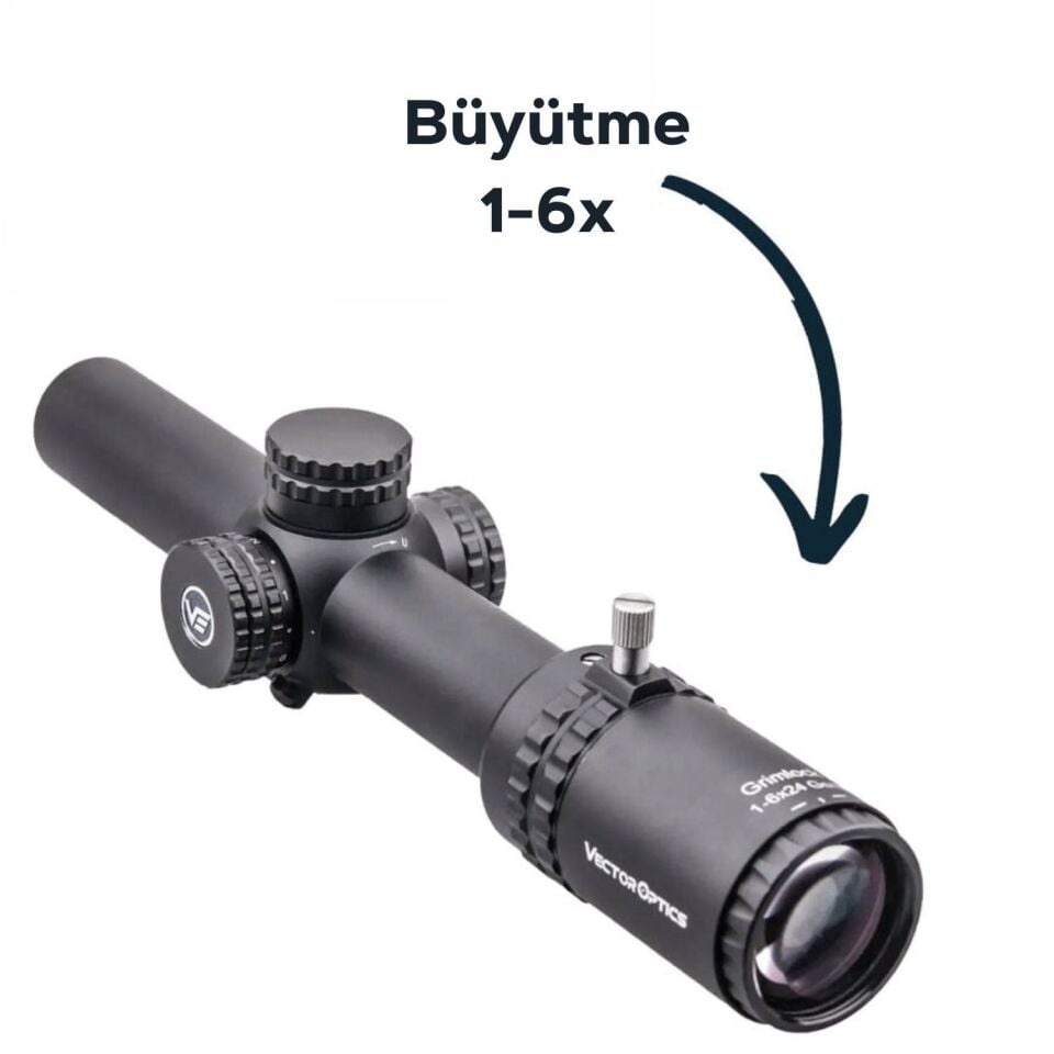 Grimlock 1-6x24 GenII SFP Tüfek Dürbünü