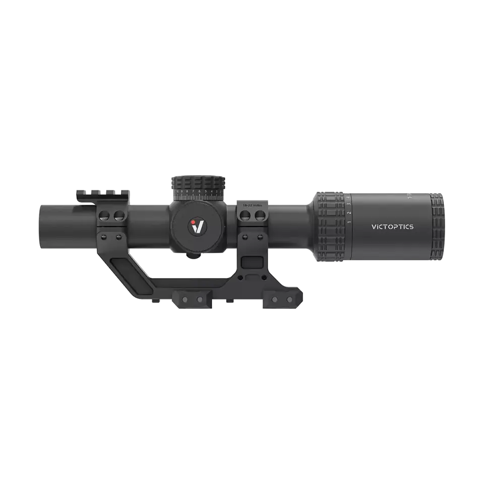 Victoptics S10 1-10x24i LPVO FIBER SFP Tüfek Dürbünü 1-Parçalı Extreme High Picatinny AR Montaj Kiti OPSL139