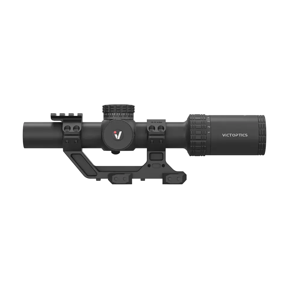 Victoptics S10 LPVO 1-10×24  SFP Tüfek Dürbünü 1-Parça Extreme High Picatinny AR Montaj Kitli OPSL137
